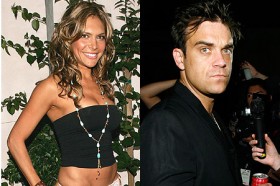 Ayda Field and Robbie Williams