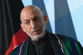 Afghan president Hamid Karzai 