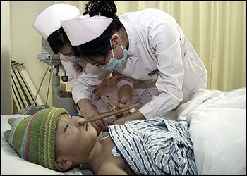 chopstick in childs brain