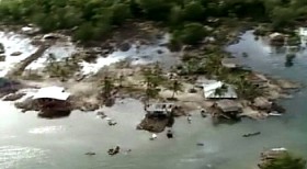 Homeless on Solomons After Tsunami