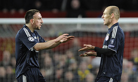 The great pair who demolished United Robben and RiberyPhoto by: Tom Jenkins