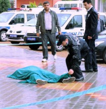Student suicide - nationalturk The lifeless body of Veli F after he jumped of the roof of the apartment his ex-teacher lived at.