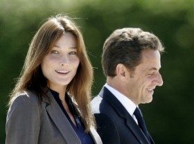 Nicolas Sarkozy and Carla Bruni in China