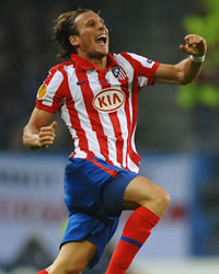 Forlan celebrates after scoring - Image by : Getty Images