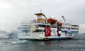 The Mavi Marmara which was attacked by Israeli forces in the early hours of Monday.