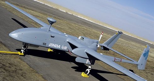 The Heron model Unmanned stealth military plane which Turkey purchased 10 from Israel for an alleged $183 million