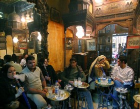 Smoking Shisha is commonly seen in Egypt. Photo by : REUTERS/Tara Todras-Whitehill