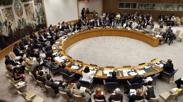UN Security Council condemns deaths on Gaza flotilla - Image by: Chip East/Reuters