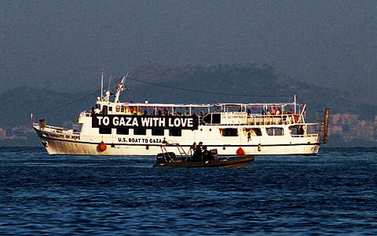 Gaza Flotilla intercepted by Greek forces in Crete