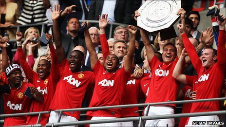 Manchester United as they stunned derby rivals Manchester City to clinch the Community Shield, which they have won the trophy for 19th time