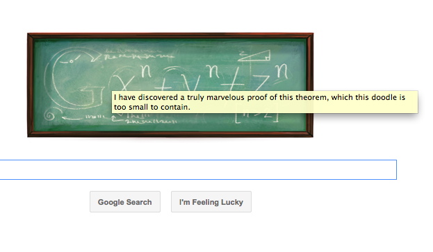 pierre-de-fermat-google-doodle-nationalturk-6783 Google Doodle today : Fermat and his Last Theorem
