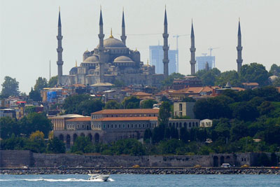 Hagia Sophia Museum and the Sultanahmet Mosque (Blue Mosque)