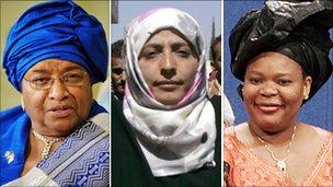 Nobel Peace Prize : 3 different women 3 shared aims