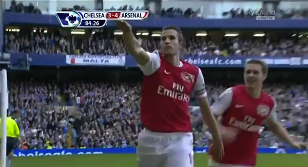 Van Persie Nazi salute nothing more than a show of joy