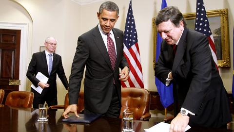 obama-us-euro-summit-nationalturk-0389 Obama takes the reins in the Us Euro Crisis