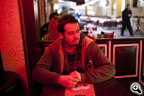 Turkey youth unemployment Serdar, 25, studied business at Istanbul University and now works as a waiter in central Istanbul. He wants to finish university, but does not believe he'll be able to get a better job. (Photo: Justin Vela)