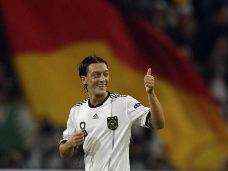 Mesut Ozil competes fot the FIFA World's best XI 2011