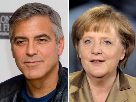 George Clooney 's favourite politician : Angela Merkel from Germany