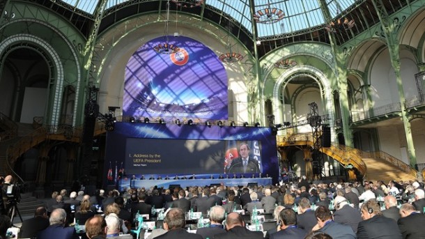 Paris was last year's host to UEFA Congress Paris was last year's host to UEFA Congress