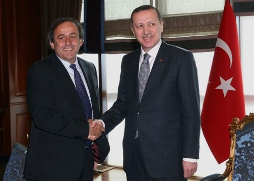 UEFA President Michel Platini met with Turkish PM Erdogan amid match-fixing scandal in Turkey