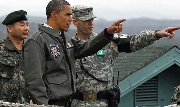 Obama points out the nuclear target : It is non oyher than North Korea Obama points out the nuclear target : It is non oyher than North Korea