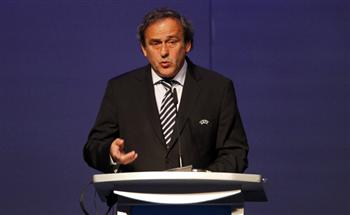 UEFA president Platini speaks during the opening session of the 36th Ordinary UEFA Congress