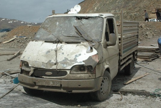 Turkey's first fatal tornado hit a construction yard in Elazig province, killing poor workers at site