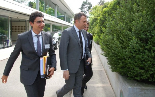 Beşiktaş Chairman Fikret Orman and lawyer Emin Özkurt returned to Turkey happily after defending their club in an UEFA meeting in Nyon, Switzerland
