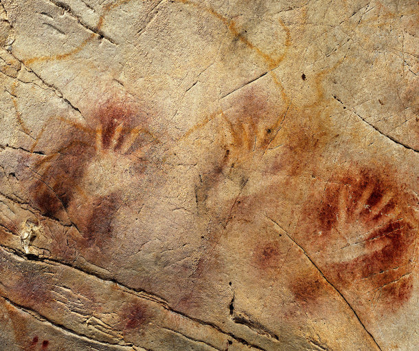 The oldest painting art found in El Castillo Cave in Spain