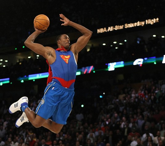 NBA 's most prized big man Dwight Howard is Superman