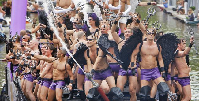 Military Members on Gay Parade Military Members on Gay Parade