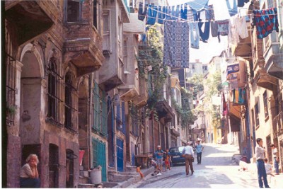 Tarlabasi neighbourhood close to Taksim, Istanbul's soul and fire..razed in urban planning project.. 