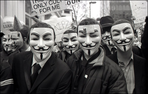 They are Anonymousm and they mean bussiness yo !