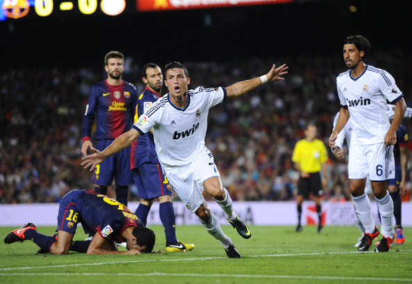 Ronaldo scored with a header Ronaldo scored with a header