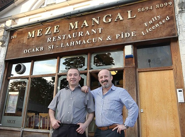 Turkish Kebab for London : Meze Mangal serves superb Turkish food tradition
