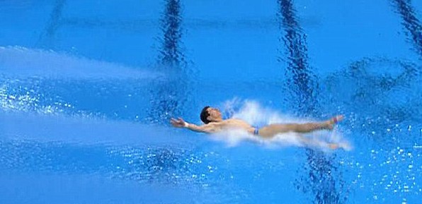 Stephan Feck dive at London Olympics