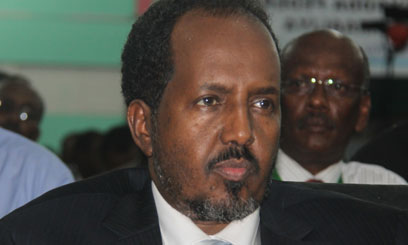 Though day at the first day of office, newly elected Somalia president Mohamud escapes assasination bid