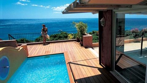 Forte Village Resort in Sardinia, with an average rate this summer of $2,539 per night