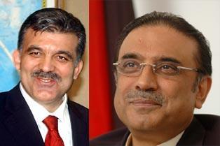 The President of Pakistan Asif Ali Zardari in his message addressed to President Abdullah Gul