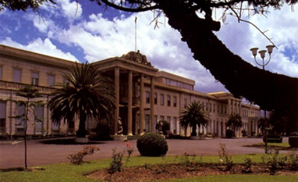 Tourist attraction: The National Palace in Ethiopia's capital, Addis Ababa.