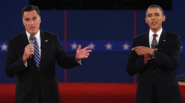 Barack Obama And Mitt Romney Participate In Second Presidential Debate Barack Obama And Mitt Romney Participate In Second Presidential Debate