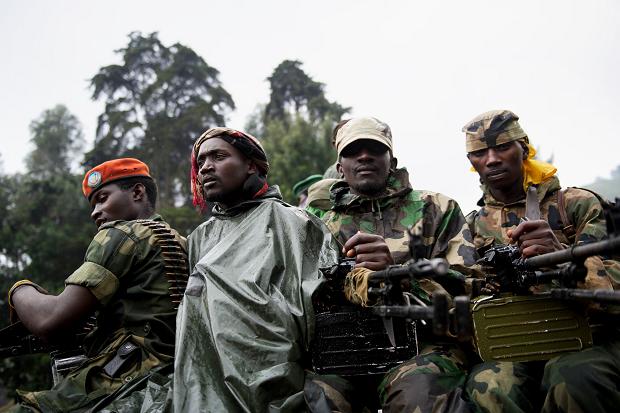 Members of the M 23 rebels group 