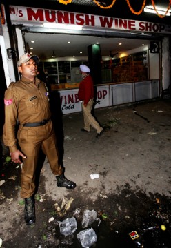 Sminigar, this wine shop was attacked by militants, its owner died