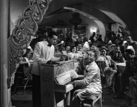 In Casablanca , a Hollywood classic, the character Sam (Wilson) plays the signature song “As Time Goes By” on the piano that is now sold 