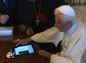 Pope likes Twitter