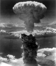 Atomic bomb explosion at Nagasaki, Japan on August 9, 1945: File pic