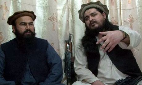 TTP leaders Wali-ur-Rehman and Hakeemullah Mehsud. File Pic