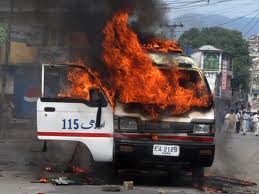File picture of a bomb blast in Pakistan. 
