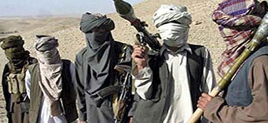 TTP militants carrying arms. File Pic
