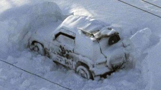In this photo taken Sunday, March 3, 2013, a vehicle of Kazuyo Miyashita is seen after being dug out of the snow along a road in Nakashibetsu, Hokkaido, northern Japan. Kyodo news service says Miyashita and her three children died at a hospital Saturday night of carbon-monoxide poisoning after the vehicle got buried in the snow. Heavy snow that fell on the main northern Japanese island of Hokkaido over the weekend has killed eight people, including the family. In this photo taken Sunday, March 3, 2013, a vehicle of Kazuyo Miyashita is seen after being dug out of the snow along a road in Nakashibetsu, Hokkaido, northern Japan. Kyodo news service says Miyashita and her three children died at a hospital Saturday night of carbon-monoxide poisoning after the vehicle got buried in the snow. Heavy snow that fell on the main northern Japanese island of Hokkaido over the weekend has killed eight people, including the family.